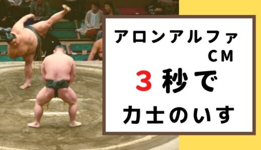 アロンアルファ CM 力士の椅子を3秒で作る？ お相撲さん椅子取りゲームが面白い！