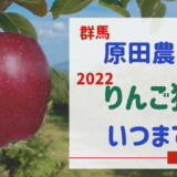 群馬 原田農園りんご狩り【2022】期間はいつまで？予約方法・アクセスは？
