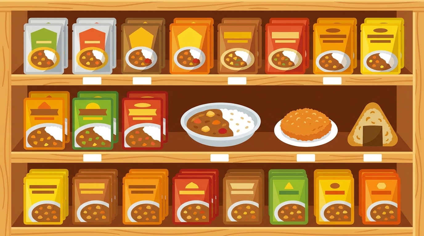 カレーフェスの商品ラインアップを表すイメージ