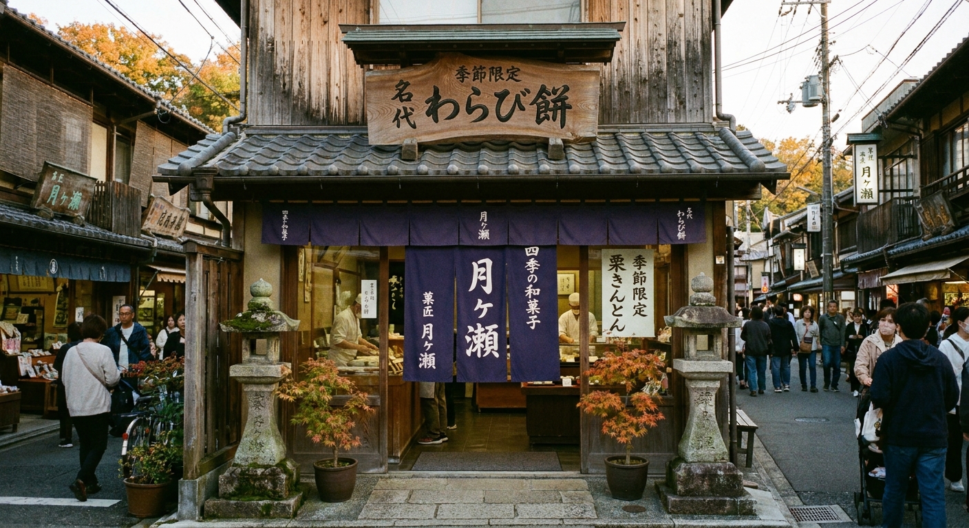 もち吉の直営店舗のイメージ