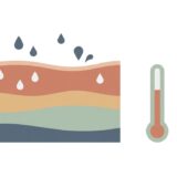 秋の乾燥と肌のかゆみの関係を表すイメージ