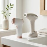 レーザー式とIPL式の家庭用脱毛器を比較するイメージ