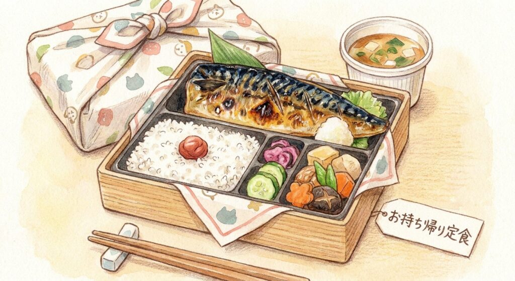 やよい軒のテイクアウト定食のイメージ