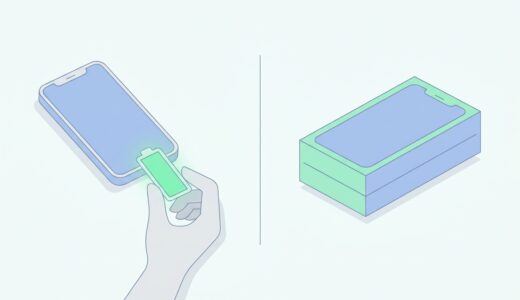スマホのバッテリー交換は買い替えより得？年あたりコストで出す損得分岐点【2026年版】