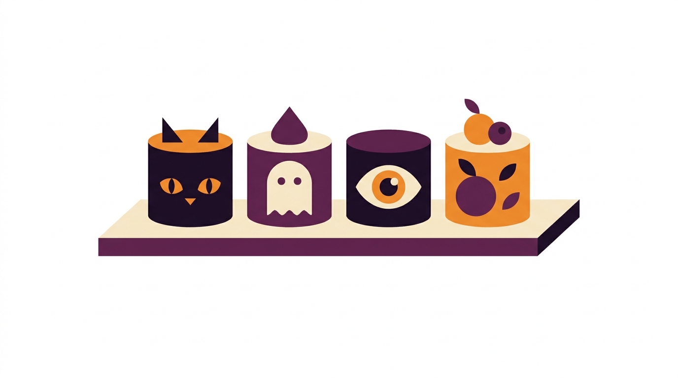 シャトレーゼのハロウィンケーキが手ごろな価格で並ぶことを表すイメージ